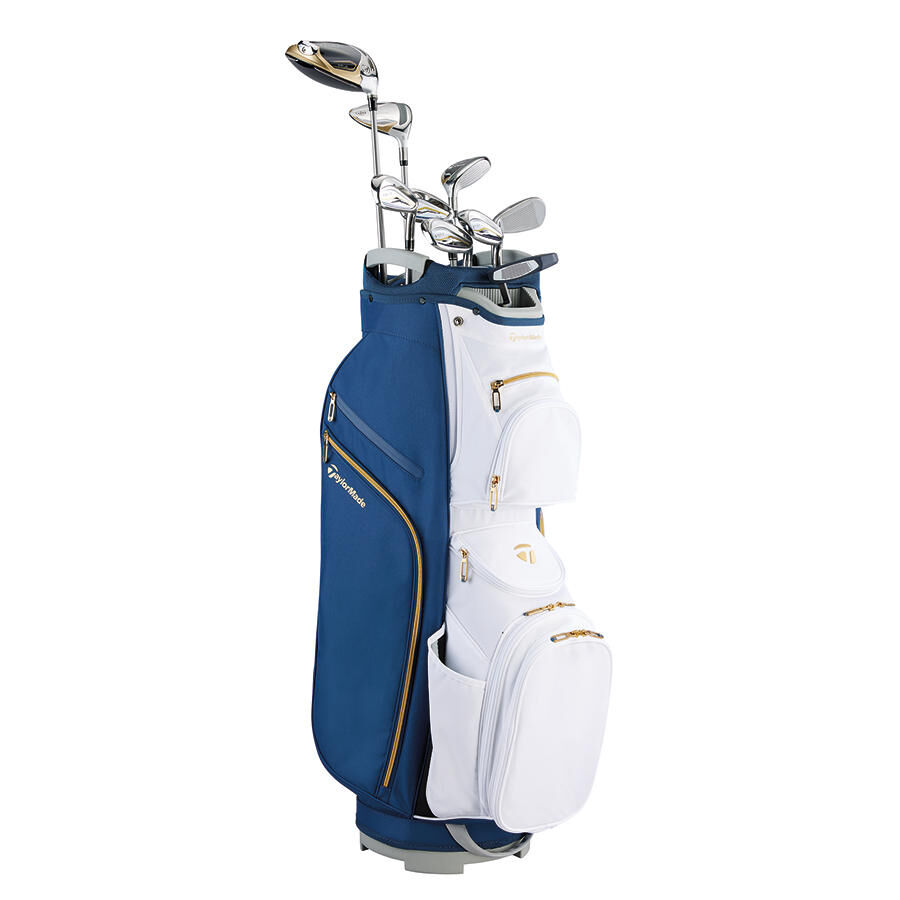 TaylorMade Kalea Gold Cart Bag Package Set | WOMEN'S CLUBS | Peak Golf